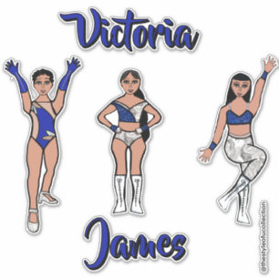 Sticker Majorette Personnalisée Twist Argent Bleu #2