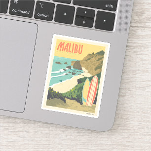 Sticker Malibu, Californie
