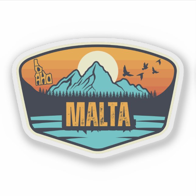 Sticker Malte, Idaho (Devant)