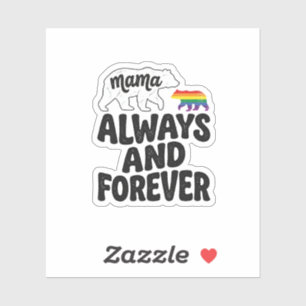 Sticker Mama Bear toujours et pour toujours Vintage Chemis