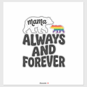 Sticker Mama Bear toujours et pour toujours Vintage Chemis