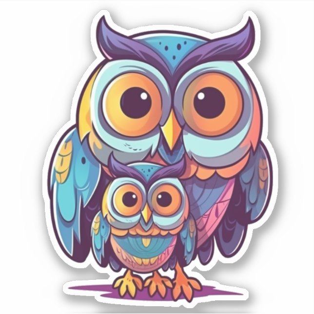 Sticker Mama Blinky et Little Bink (Devant)