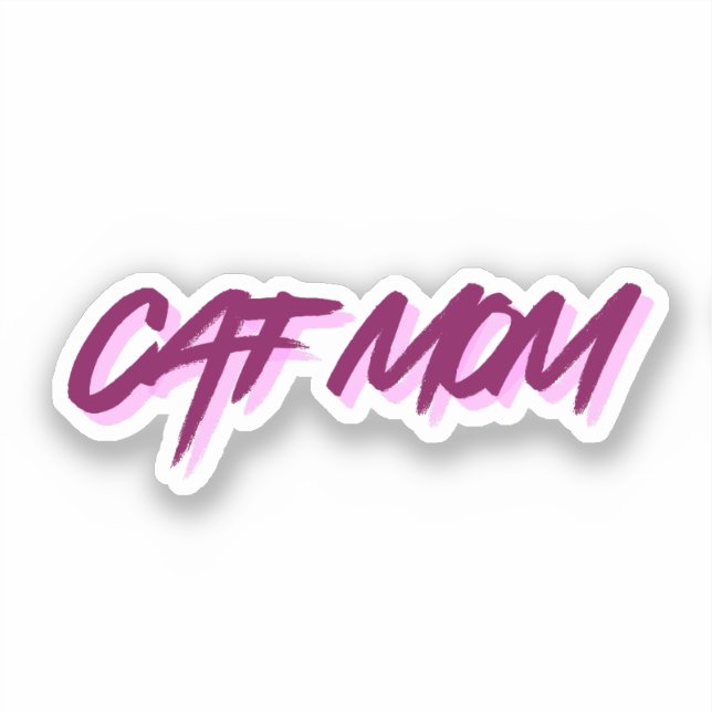 Sticker Maman de chat (Recto)