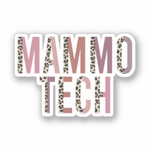 Sticker Mammo Technologue, Mammo Tech, Mammographie Techs