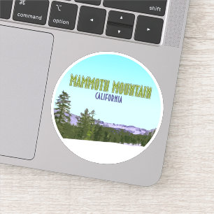 Sticker Mammoth Mountain Ski Resort California Vintage