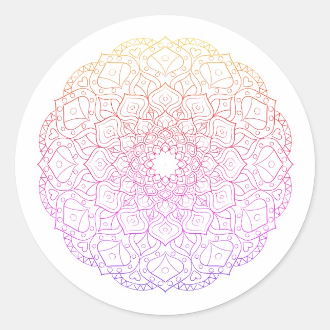 Sticker Mandala (Devant)