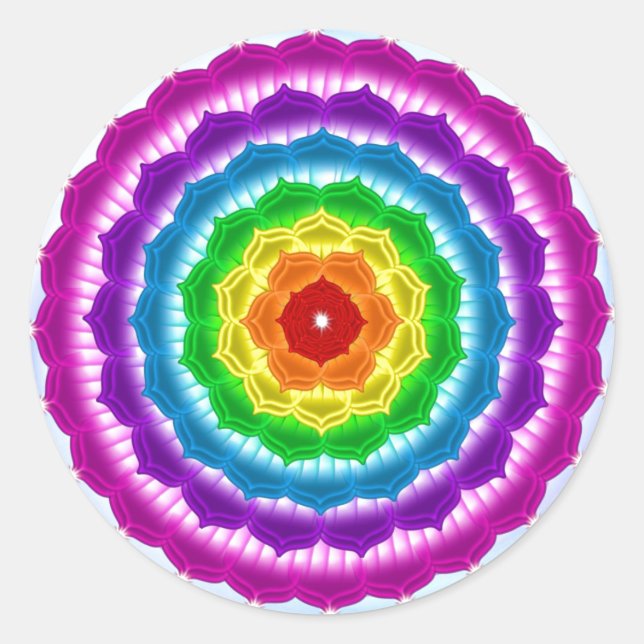 Sticker mandala Chakra (Devant)