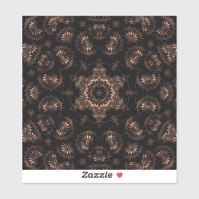 Sticker Mandala de l'âge de bronze (Feuille)