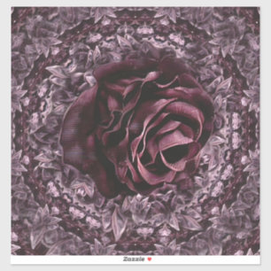 Sticker Mandala de rose 