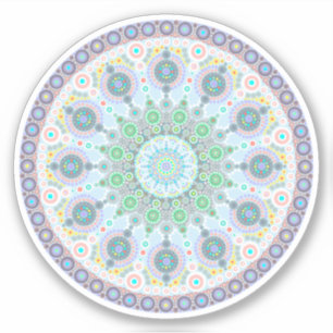 Sticker Mandala Opal Octobre