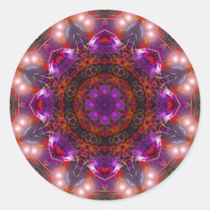 Sticker Mandala Purple Light