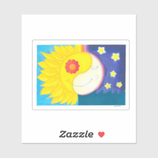 Sticker Mandala: Solflor e Luaflor