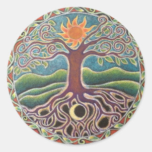 Sticker Mandala Tree of Life