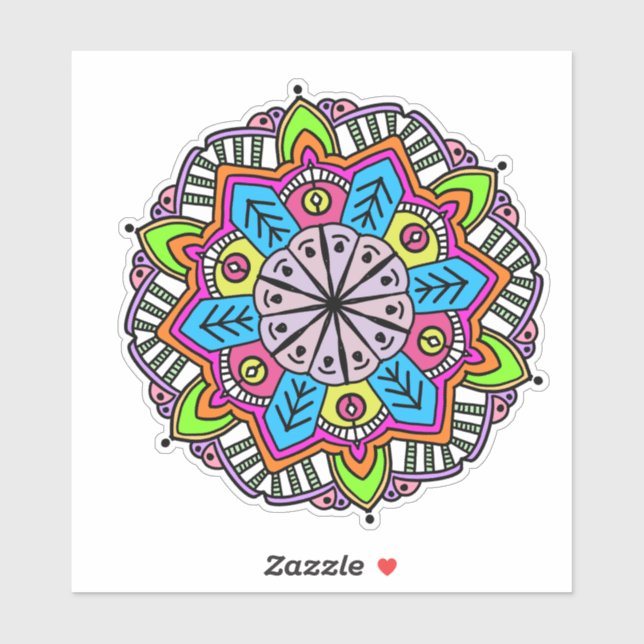 Sticker Mandela Designs (Feuille)
