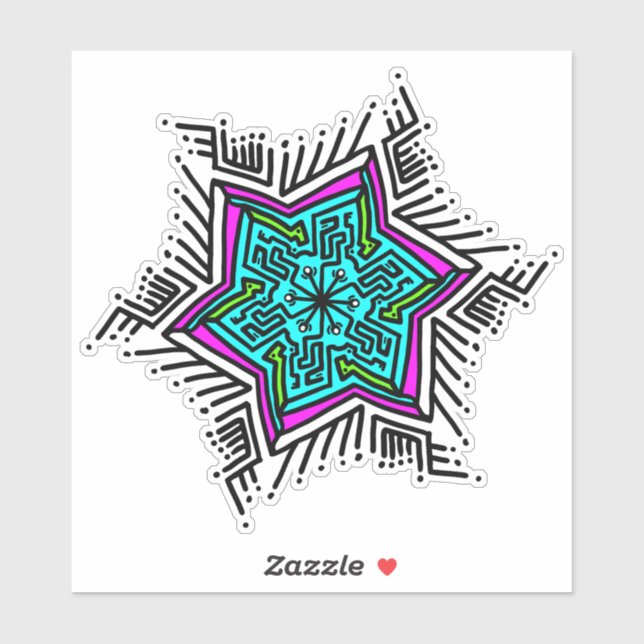 Sticker Mandela Designs (Feuille)