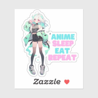 Sticker Mange, Dors, Anime