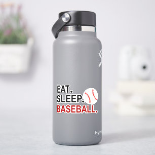 Sticker Mangez le baseball du sommeil
