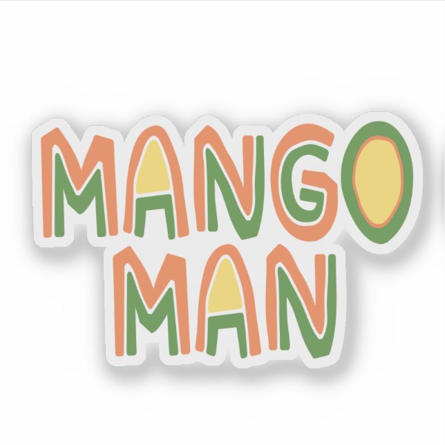 Sticker Mango Man (Devant)