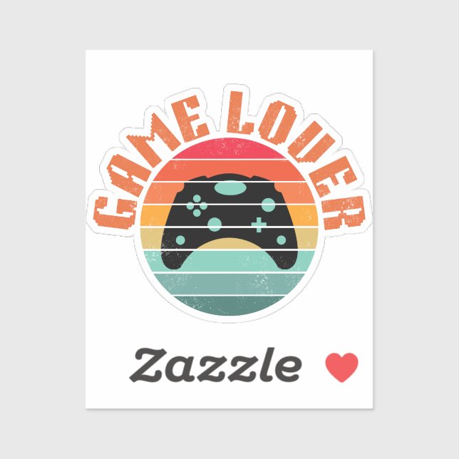 STICKER MANIETTE DE JEU POUR AMATEUR DE JEU (Feuille)