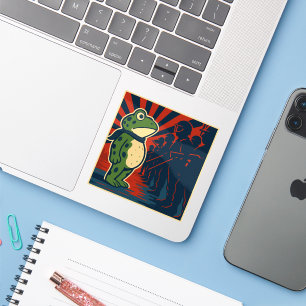 Sticker Manifestation de la Grenouille de Portland