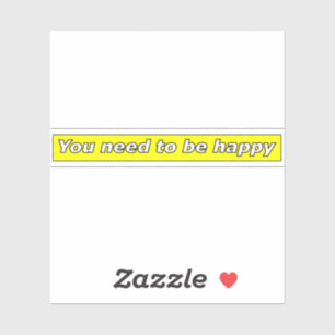 Sticker Mantra for living a beautiful life