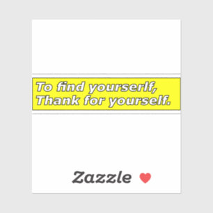 Sticker Mantra for living a beautiful life