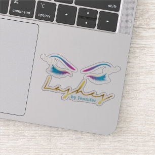 Sticker Maquillage Artiste Eyelash Lashes Déchets de peint