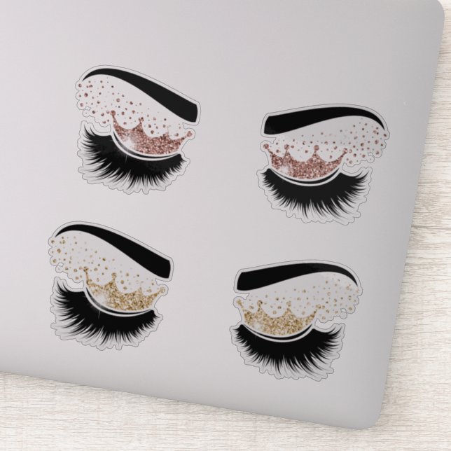 Sticker Maquillage Lash Queen Beauty Salon Lashes (Détail)