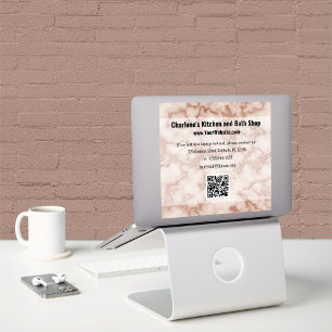 Sticker Marbre Brun Rustique