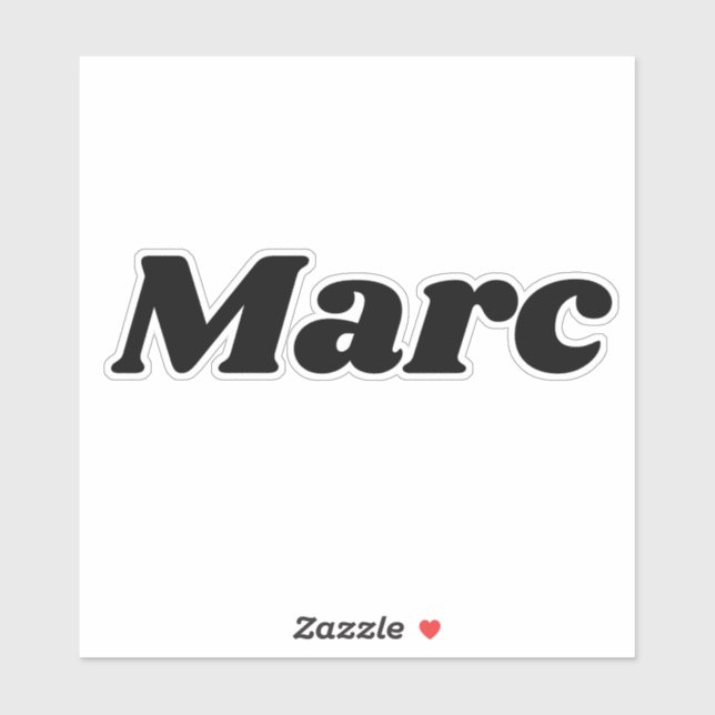 Sticker Marc (Feuille)