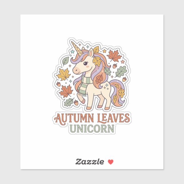 Sticker Marchandise de conception graphique de licorne de  (Feuille)