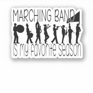 Sticker Marching Band Est Ma Saison Préférée
