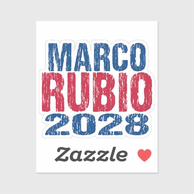 Sticker Marco Rubio 2028 (déconseillé) (Feuille)