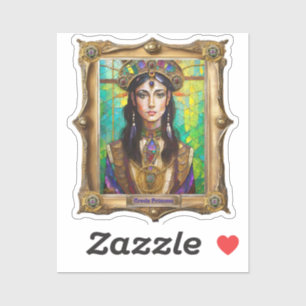 Sticker Mardi Gras Realm Portraits - La Princesse Créole