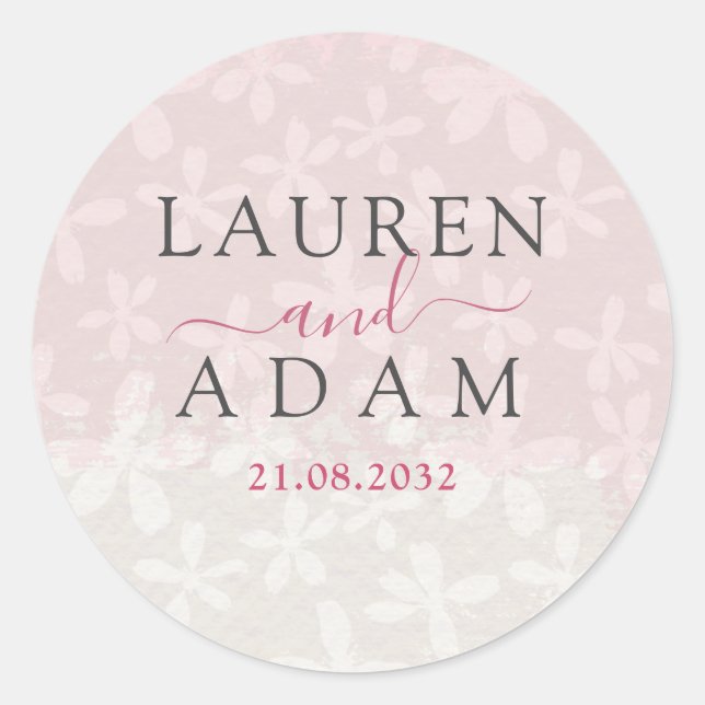 Sticker Mariage Chic Girly (Devant)