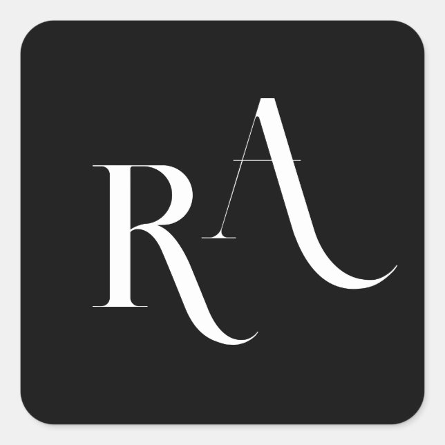 Sticker Mariage classique moderne et chic (Devant)