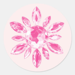 Sticker Mariage Crystal (rose)