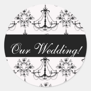 Sticker Mariage de lustre noir
