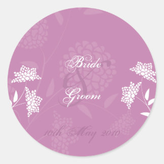 Sticker Mariage Floral Amaranth :: Rose
