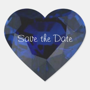 Sticker mariage Heart Sapphire