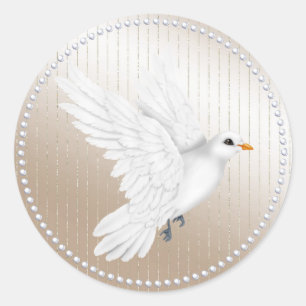 Sticker Mariage ivoire Satin Pearl et Dove