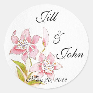 Sticker Mariage Lilly Save Date