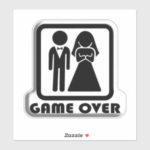 Sticker Mariage mariage - Jeu sur