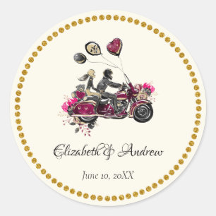 Sticker Mariage Motorcycle