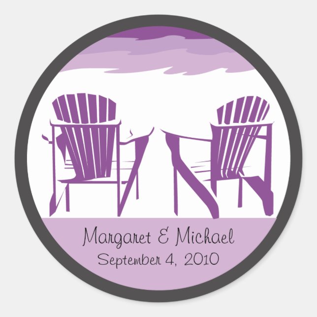 Sticker mariage - Personnalisé (Devant)