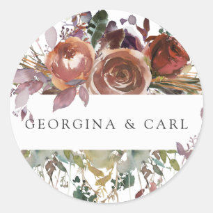 Sticker Mariage personnalisé Butterum & Plum