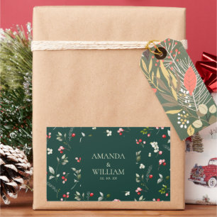 Sticker Mariage pour Berry d'hiver