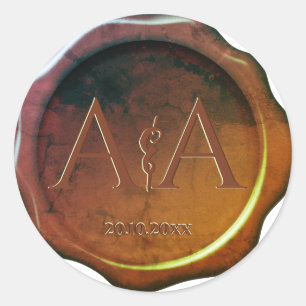 Sticker Mariage pour sceau de cire