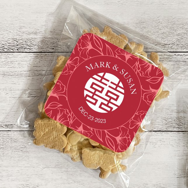 Sticker Mariage traditionnel chinois élégant (Créateur téléchargé)