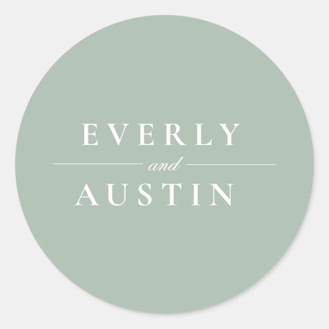 Sticker Mariage verdoyant (Devant)